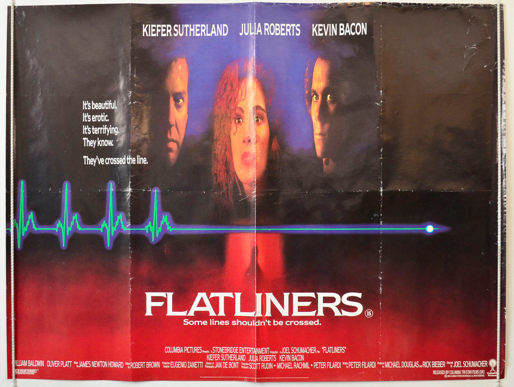 Flatliners Original British Quad Poster - Movie Poster