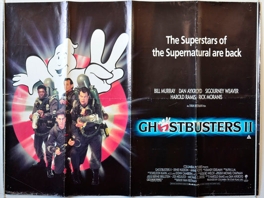 Ghostbusters II Original British Quad Poster - Movie Poster