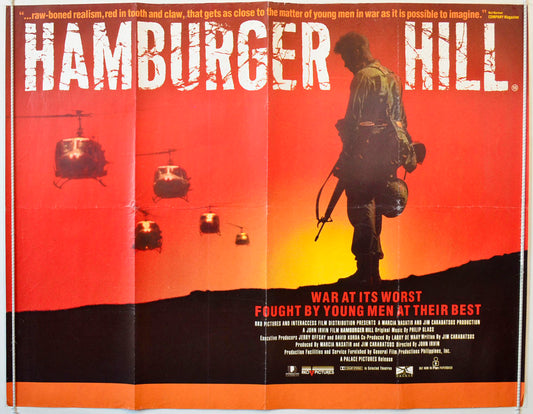 Hamburger Hill Original British Quad Poster - Movie Poster