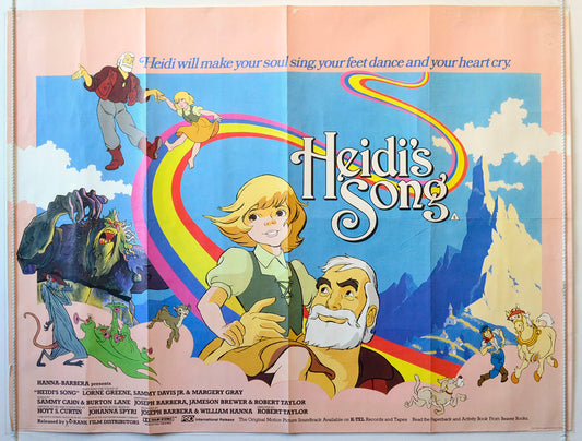 Heidi's Song Original British Quad Poster - Movie Poster