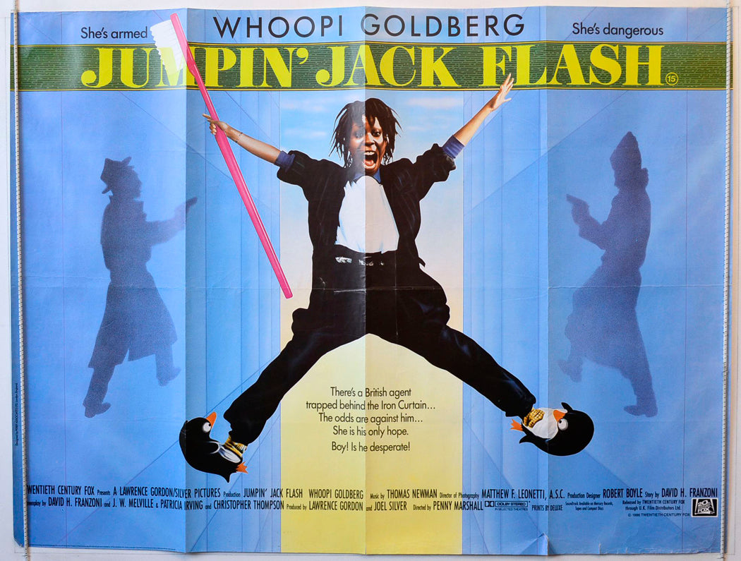 Jumpin' Jack Flash Original British Quad Poster - Movie Poster