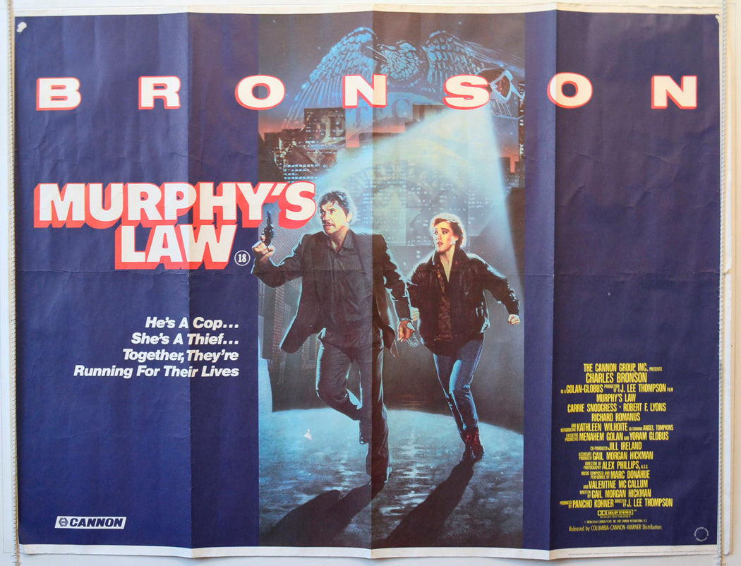 Murphy's Law Original British Quad Poster - Movie Poster