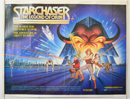 Starchaser : The Legend Of Orin Original British Quad Poster - Movie Poster