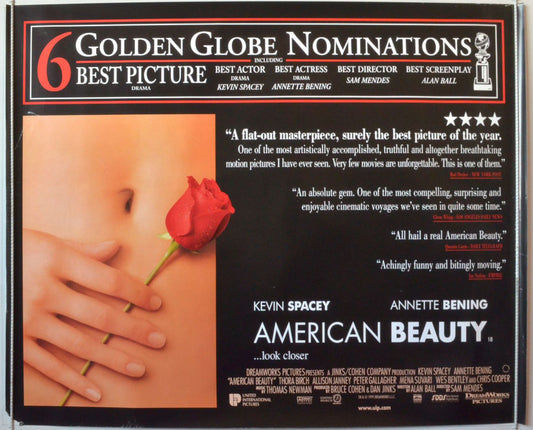 American Beauty  (Awards Version)  Original British Quad Poster - Movie Poster 