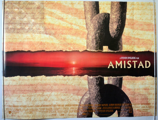 Amistad   Original British Quad Poster - Movie Poster