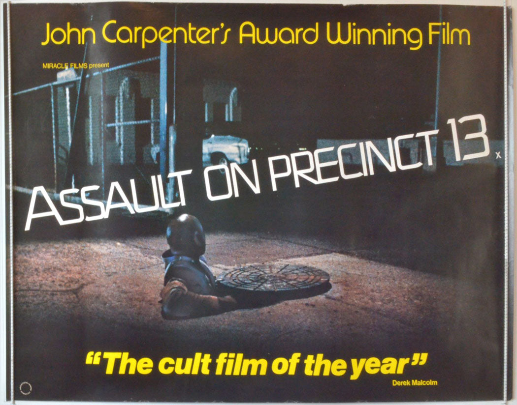 Assault On Precinct 13  Original British Quad Poster - Film Poster - Movie Poster 