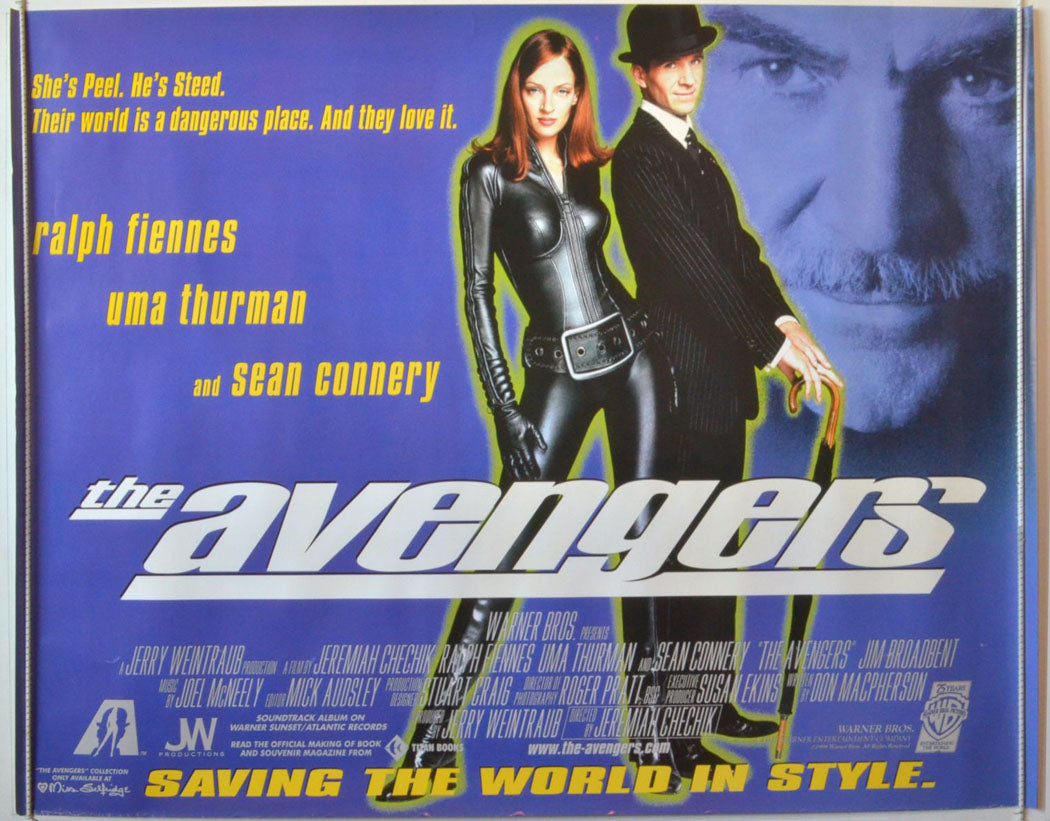 The Avengers   Original British Quad Poster - Movie Poster 