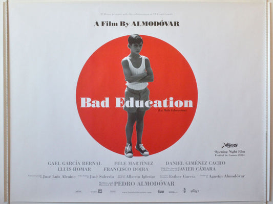 Bad Education  (a.k.a. La Mala Education)  Original British Quad Poster - Movie Poster 