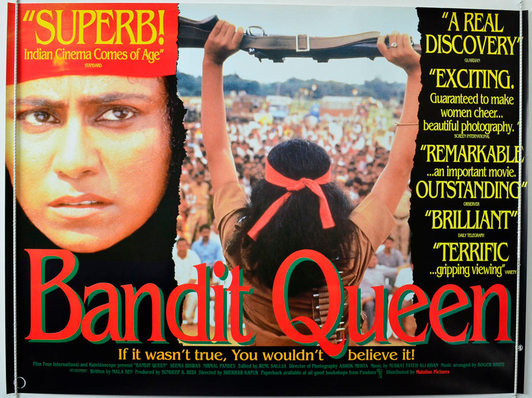 Bandit Queen   Original British Quad Poster - Movie Poster