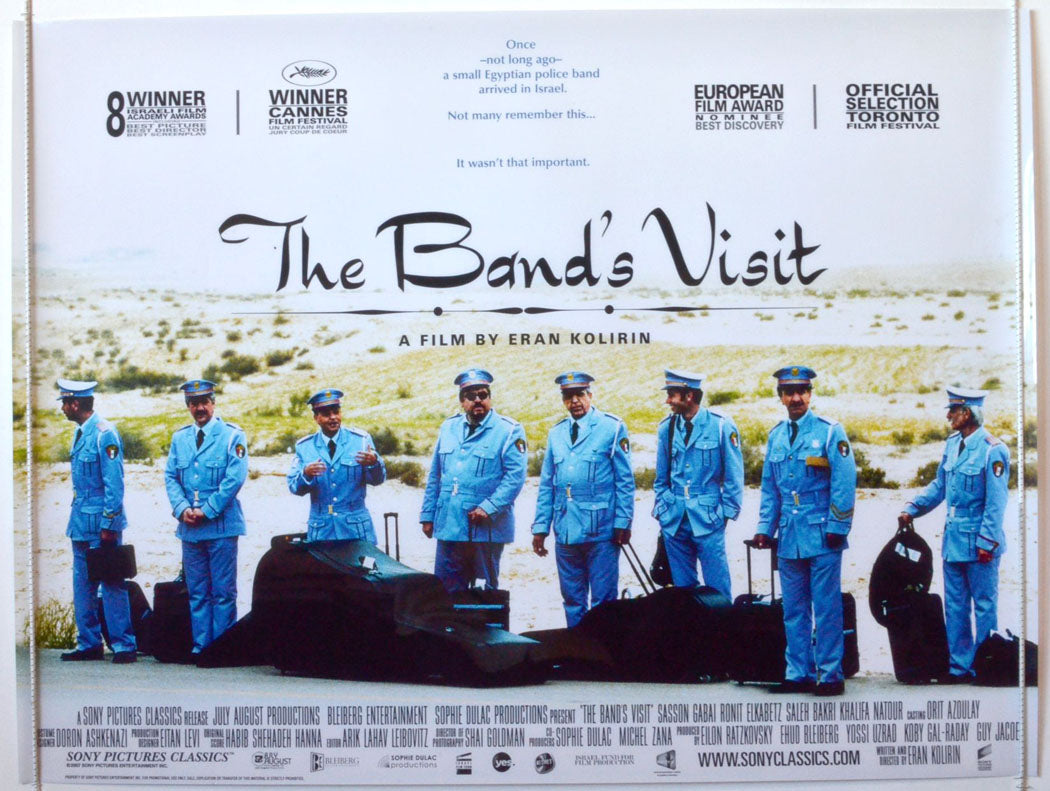 The Band's Visit  (a.k.a. Bikur Ha-Tizmoret)  Original British Quad Poster - Movie Poster 