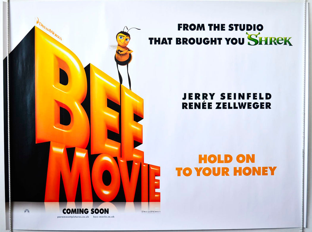 Bee Movie  (Teaser / Advance Version 2)   Original British Quad Poster - Movie Poster