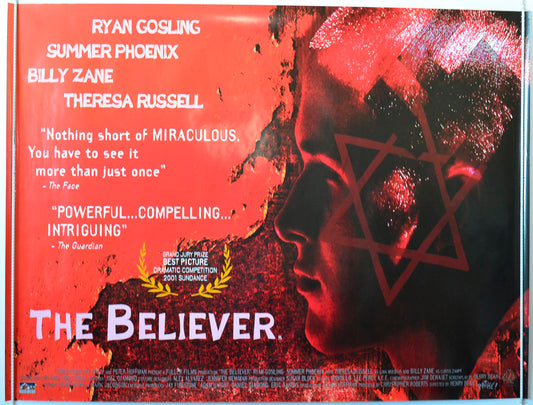 The Believer   Original British Quad Poster - Movie Poster