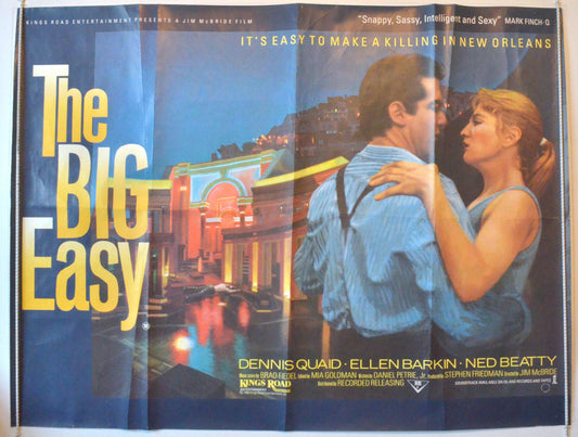 The Big Easy   Original British Quad Poster - Movie Poster