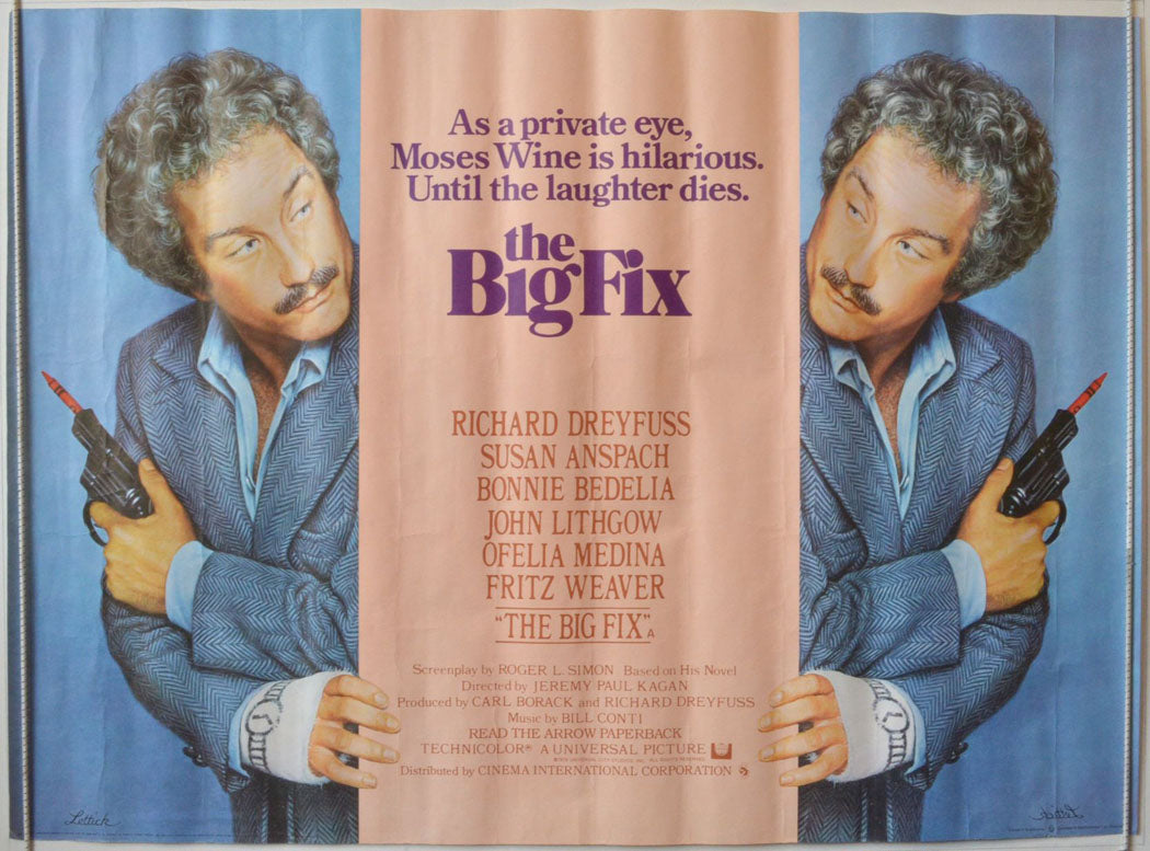 The Big Fix  Original British Quad Poster - Movie Poster