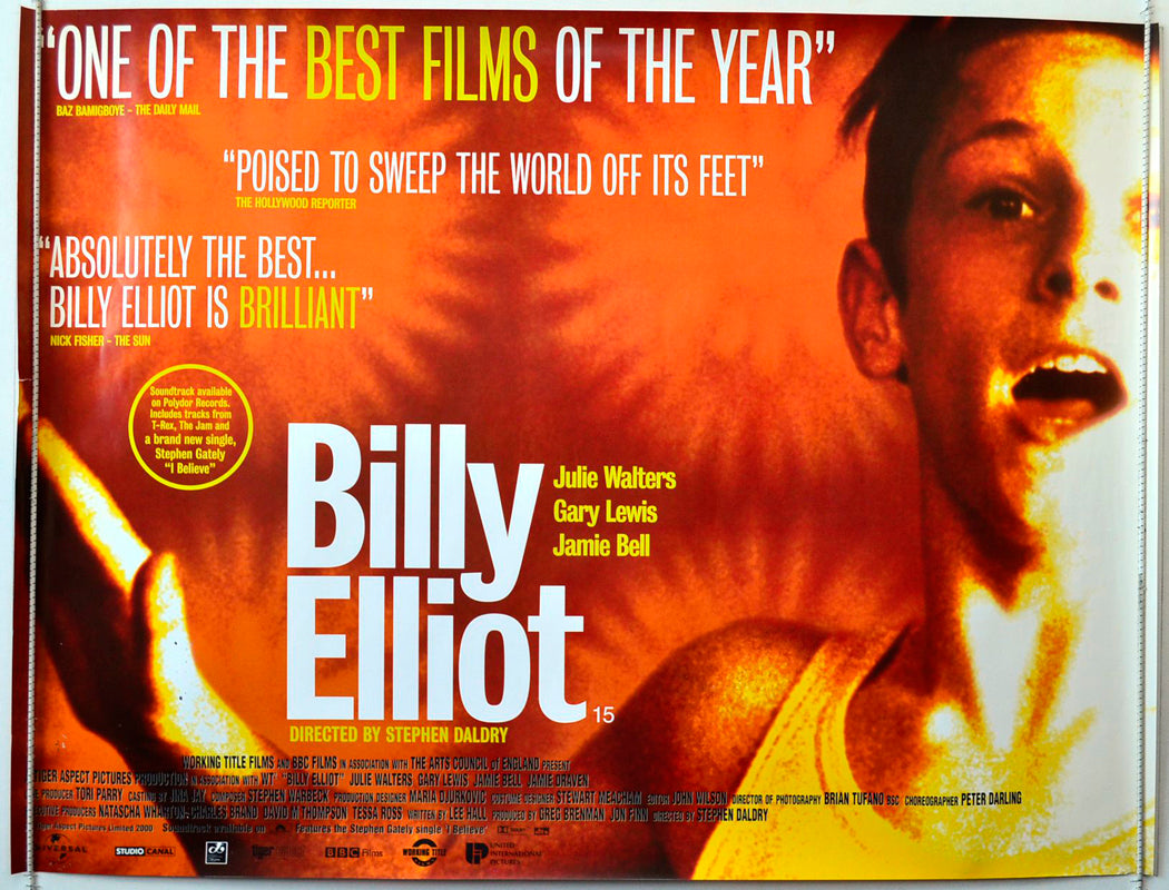 Billy Elliot   Original British Quad Poster - Movie Poster