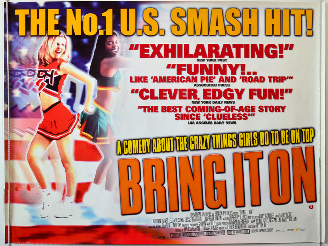 Bring It On   Original British Quad Poster - Movie Poster