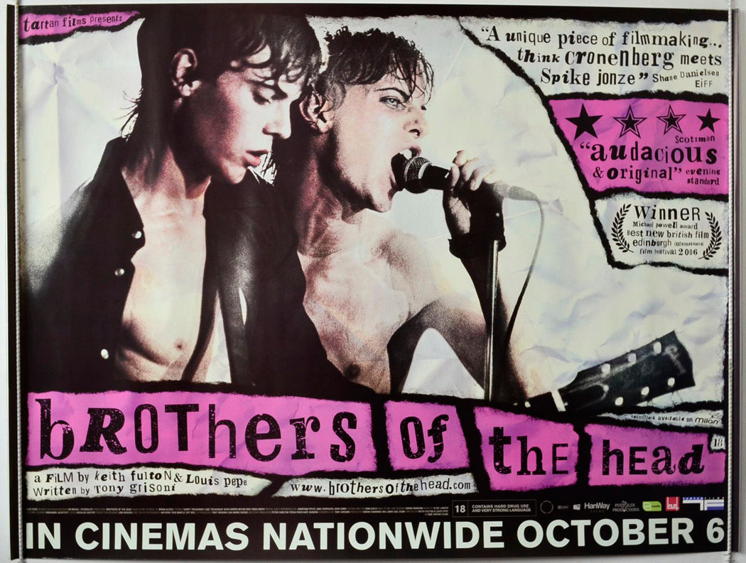 Brothers Of The Head   Original British Quad Poster - Movie Poster