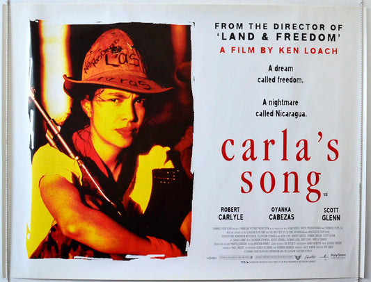 Carla's Song   Original British Quad Poster - Movie Poster