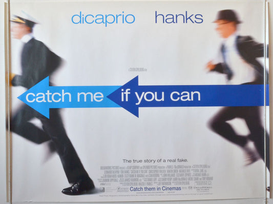 Catch Me If You Can  (Teaser)  Original British Quad Poster - Movie Poster 