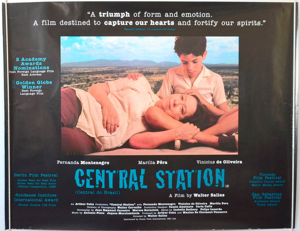 Central Station   (a.k.a. Central Do Brasil)  Original British Quad Poster - Movie Poster