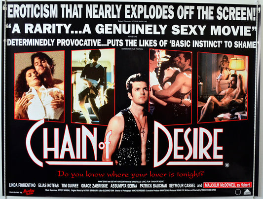 Chain Of Desire   Original British Quad Poster - Movie Poster