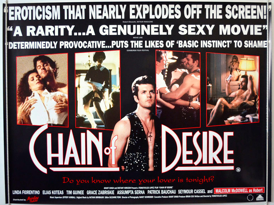 Chain Of Desire   Original British Quad Poster - Movie Poster