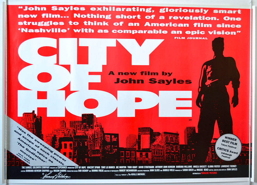 City Of Hope   Original British Quad Poster - Movie Poster