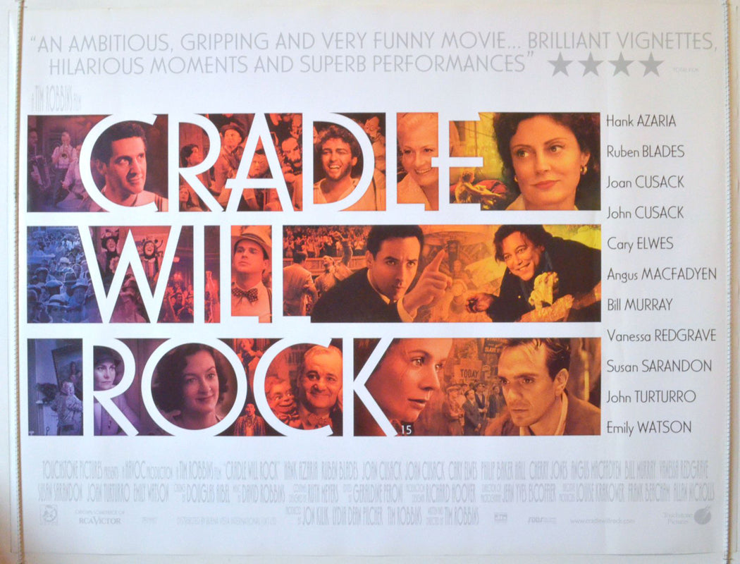 Cradle Will Rock   Original British Quad Poster - Movie Poster 