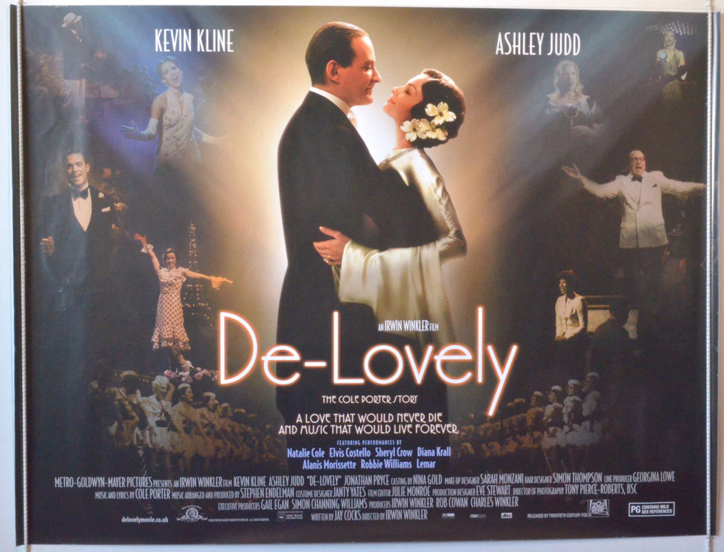 De-Lovely   Original British Quad Poster - Movie Poster 