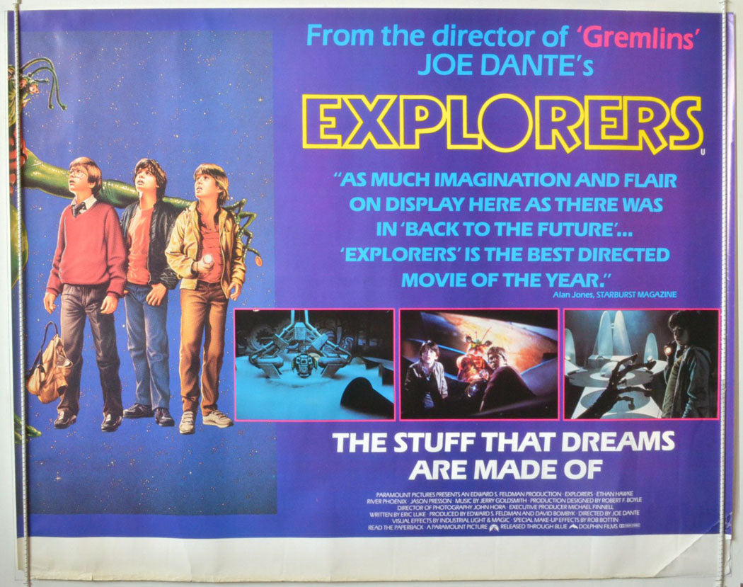 The Explorers  Original British Quad Poster - Movie Poster