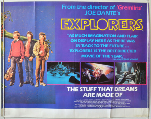 The Explorers  Original British Quad Poster - Movie Poster