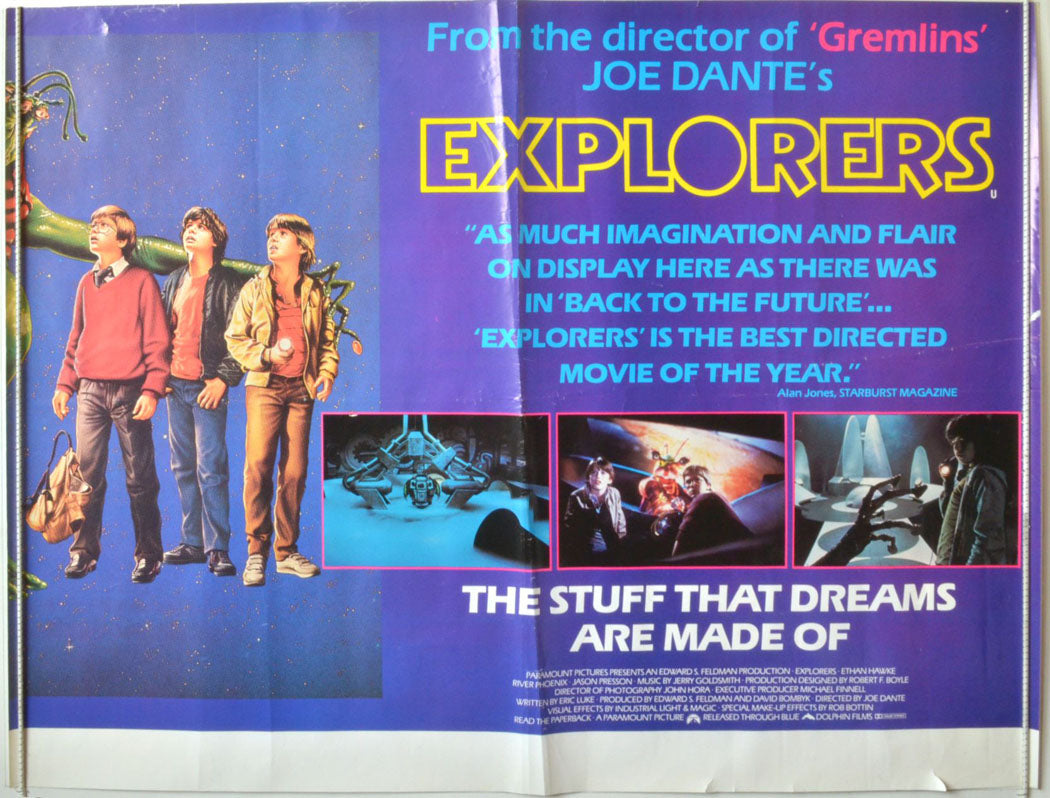 The Explorers  Original British Quad Poster - Movie Poster