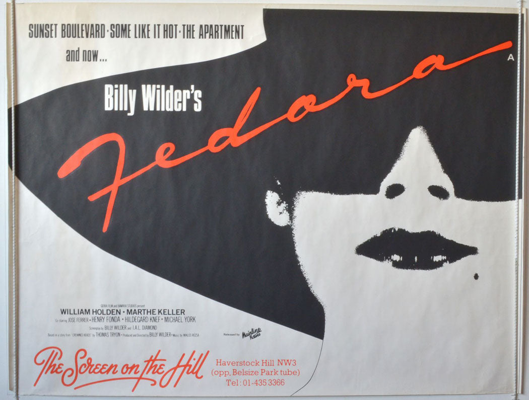 Fedora  Original British Quad Poster - Movie Poster