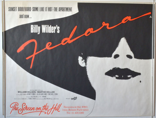 Fedora  Original British Quad Poster - Movie Poster