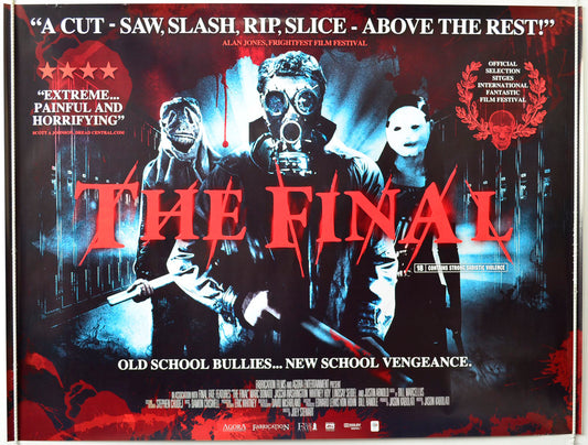 The Final Original British Quad Poster - Movie Poster