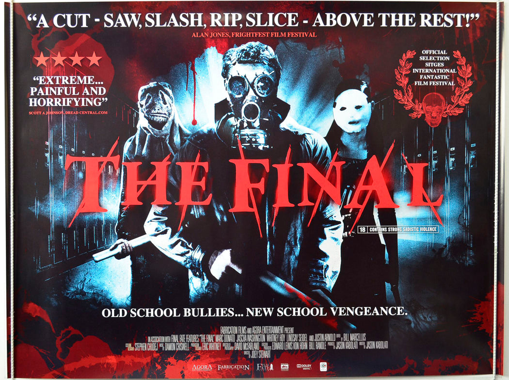 The Final Original British Quad Poster - Movie Poster