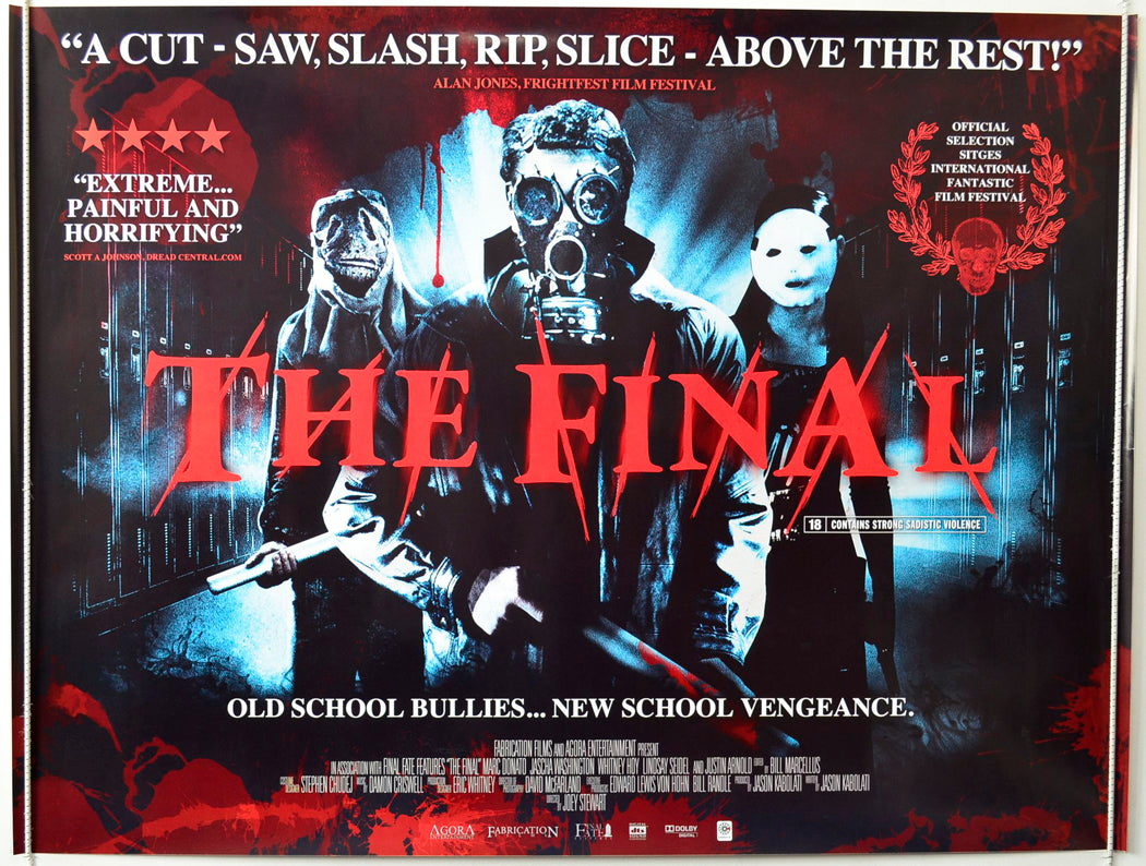 The Final Original British Quad Poster - Movie Poster