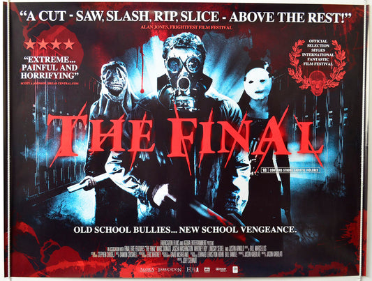 The Final Original British Quad Poster - Movie Poster