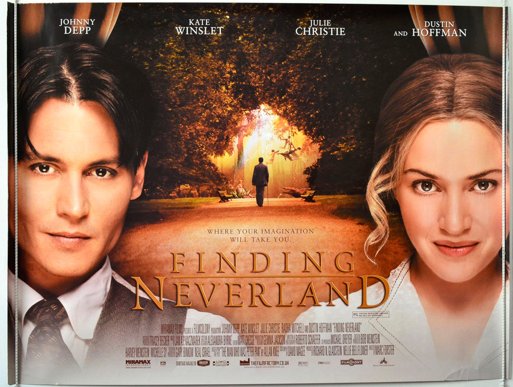 Finding Neverland   Original British Quad Poster - Movie Poster