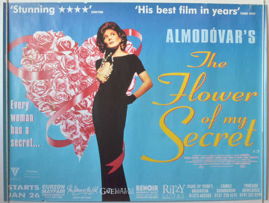 The Flower Of My Secret  (a.k.a La flor de mi secreto)  Original British Quad Poster - Movie Poster 