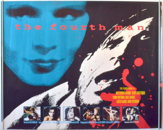 The Fourth Man  (a.k.a. De vierde man)   Original British Quad Poster - Movie Poster