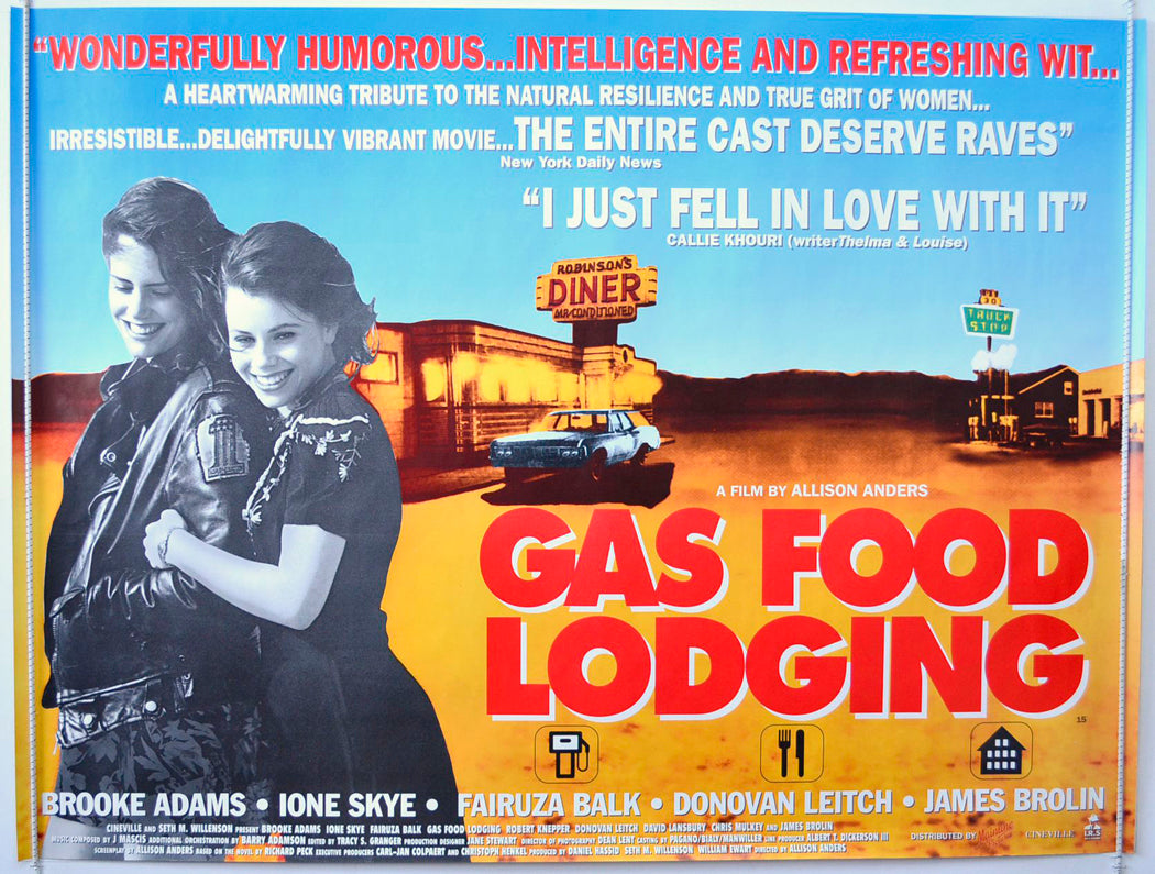 Gas, Food, Lodging   Original British Quad Poster - Movie Poster