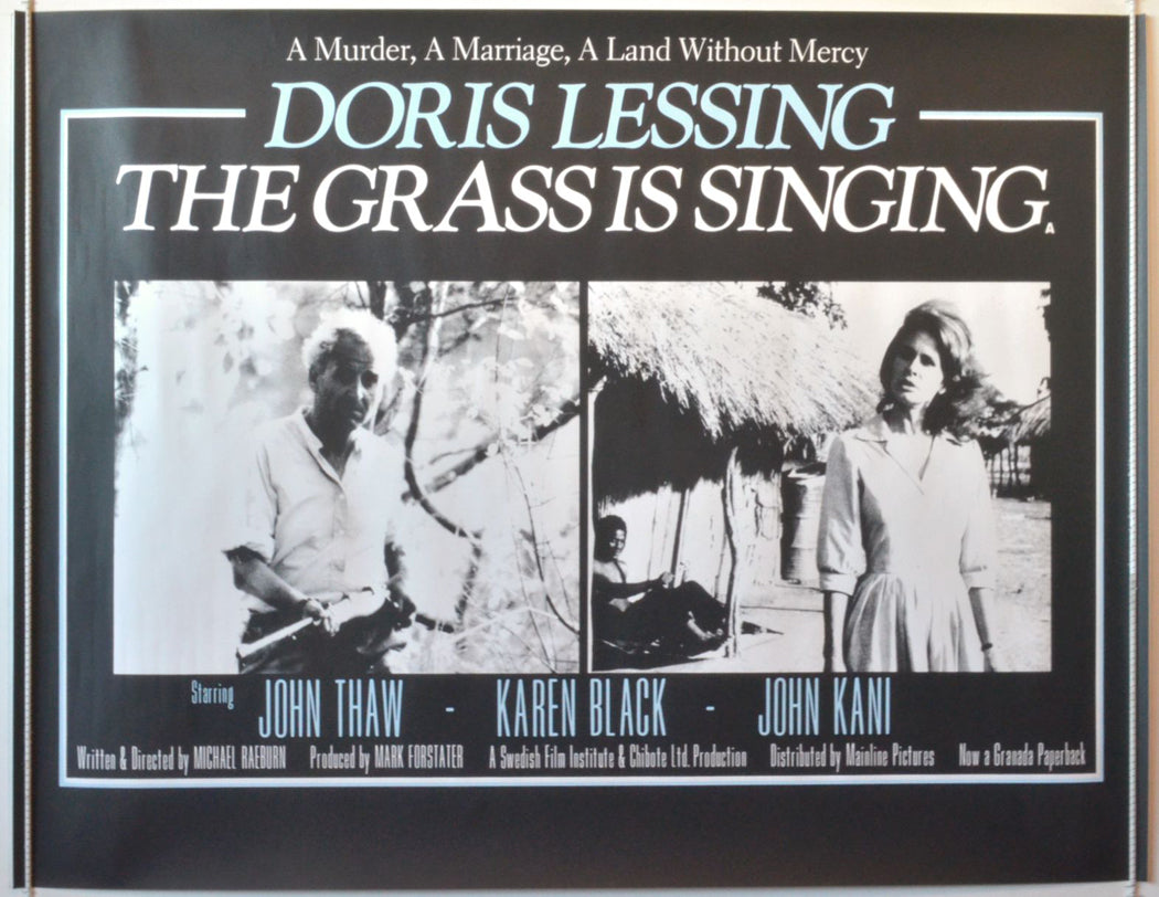 The Grass Is Singing  (a.k.a Killing Heat)  Original British Quad Poster - Movie Poster 