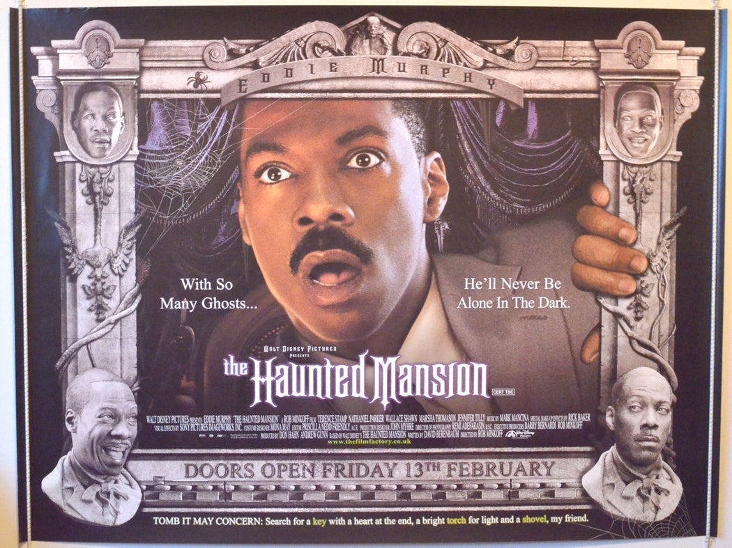 The Haunted Mansion   Original British Quad Poster - Movie Poster