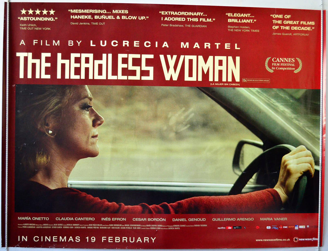 The Headless Woman  (a.k.a. LA MUJER SIN CABEZA)   Original British Quad Poster - Movie Poster