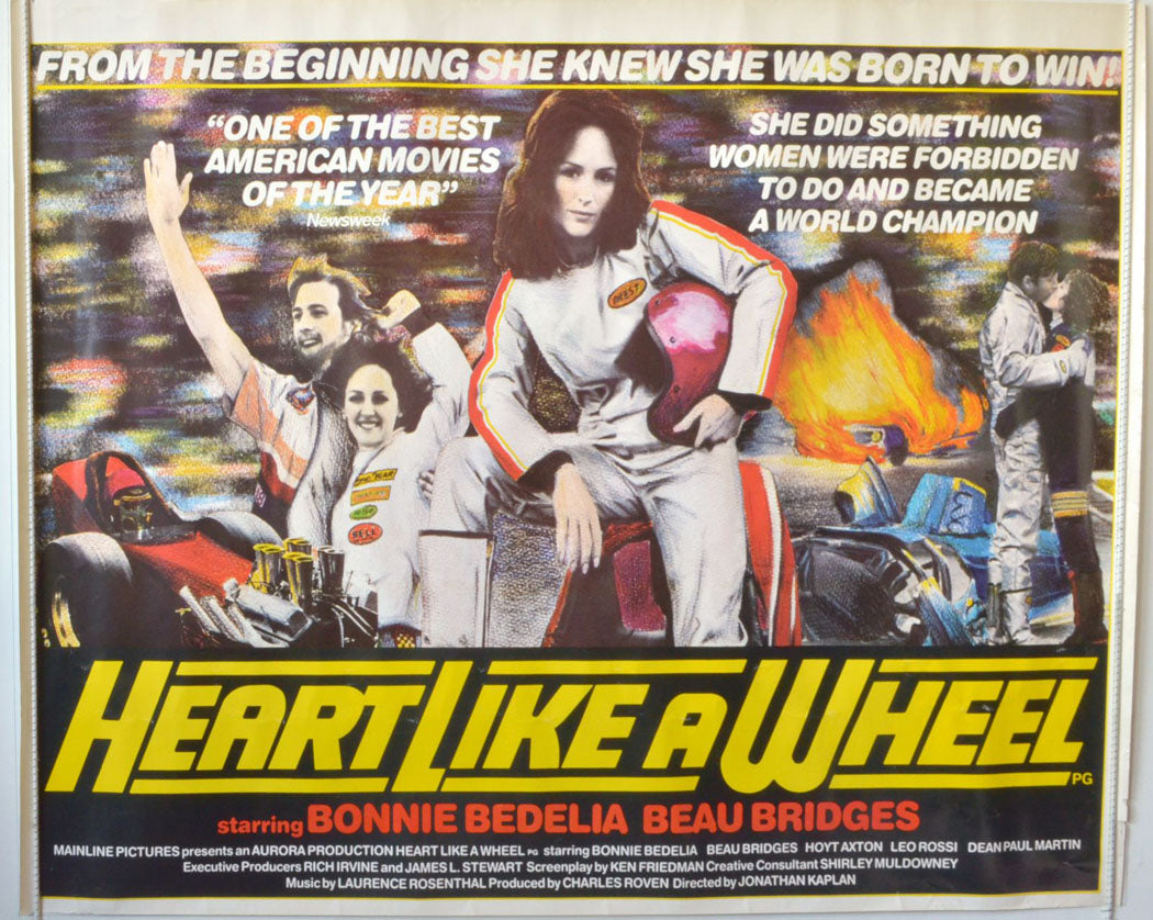 Heart Like A Wheel   (The Shirley Muldowney Story)  Original British Quad Poster - Movie Poster