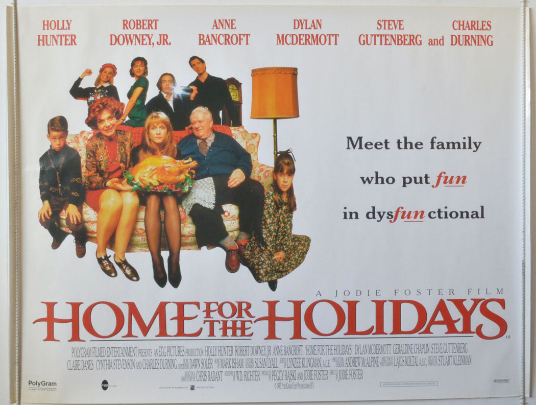 Home For The Holidays  Original British Quad Poster - Movie Poster