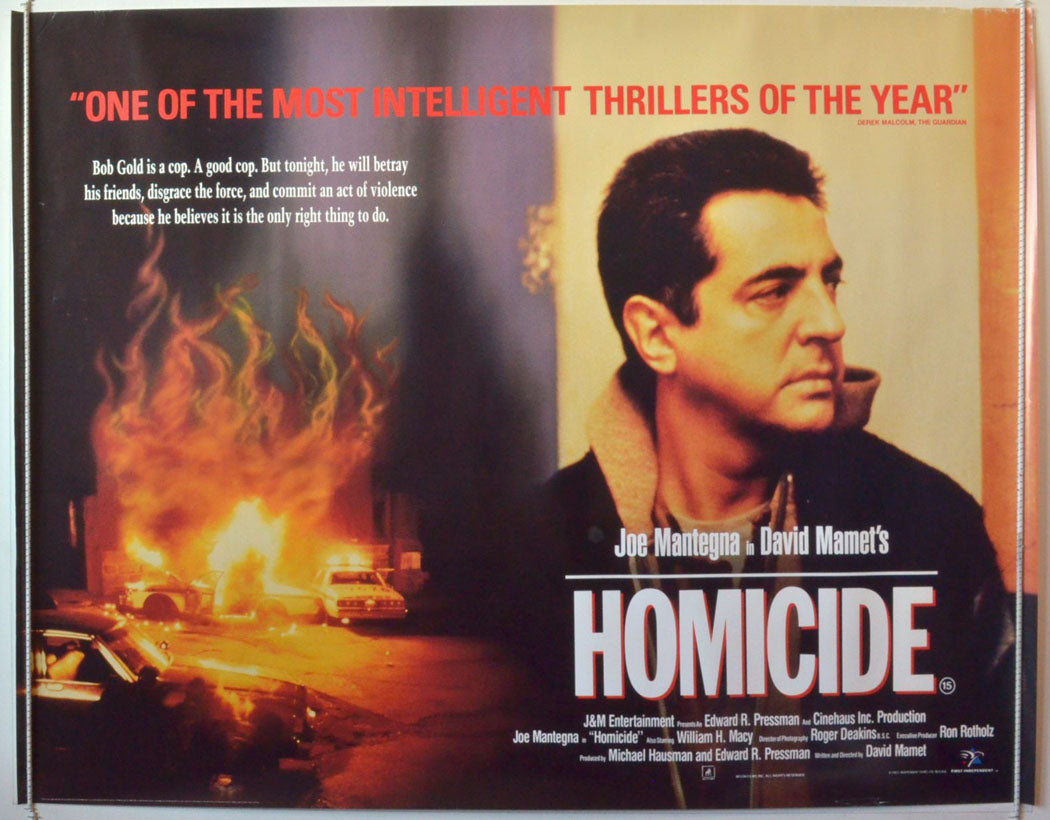 Homicide   Original British Quad Poster - Movie Poster 