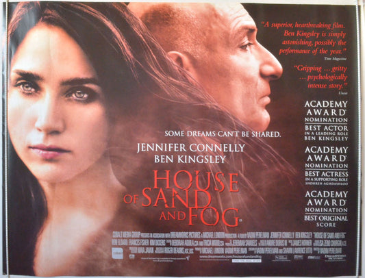 House Of Sand And Fog   Original British Quad Poster - Movie Poster 