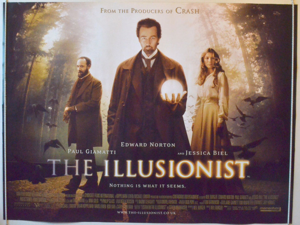 The Illusionist   Original British Quad Poster - Movie Poster